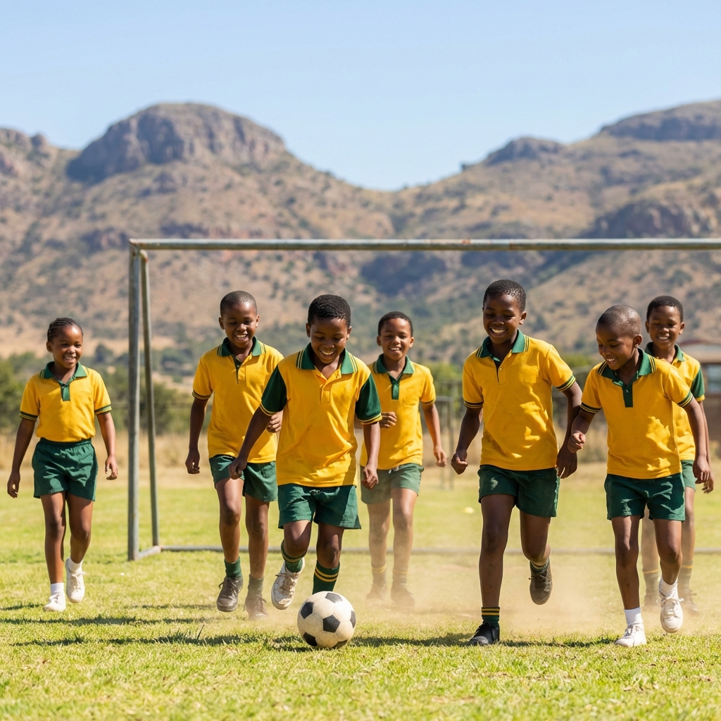 Students Playing Sports